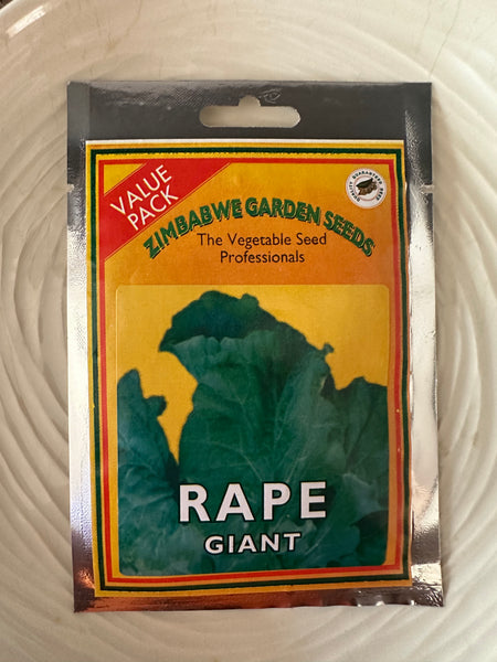 zimbabwe garden seeds RAPE GIANT seeds